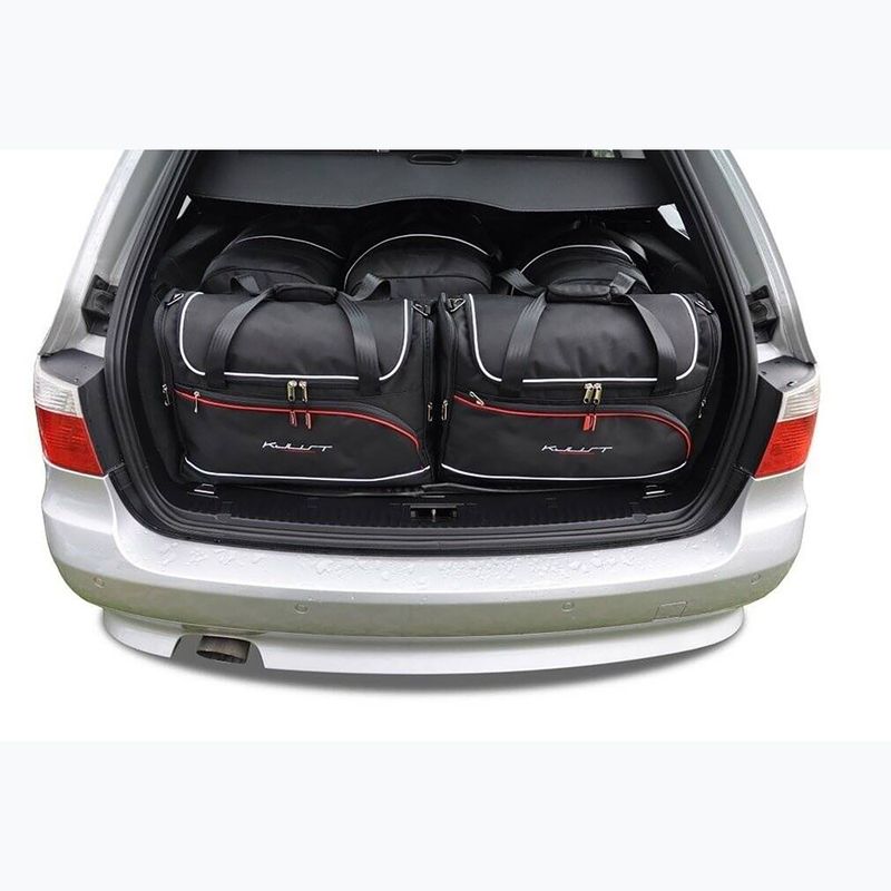 KJUST BMW 5 Touring Kofferraumtaschen Set 2003-2010 5 Stück schwarz 14