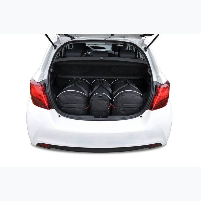 Gepäckträgertaschen-Set KJUST Toyota Yaris 2011-2020 3 Stk. Schwarz 14