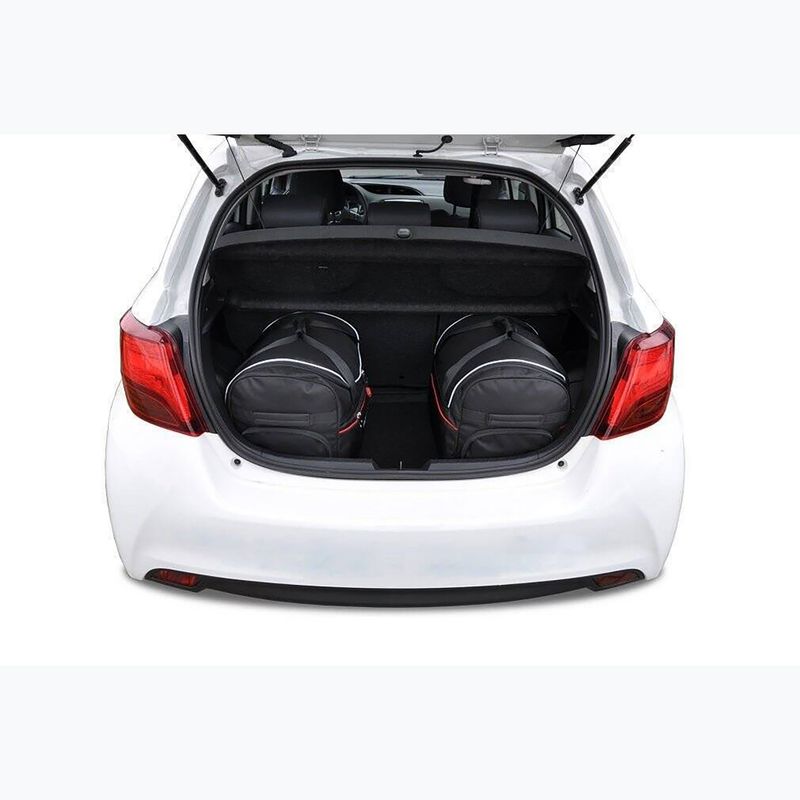 Gepäckträgertaschen-Set KJUST Toyota Yaris 2011-2020 3 Stk. Schwarz 15