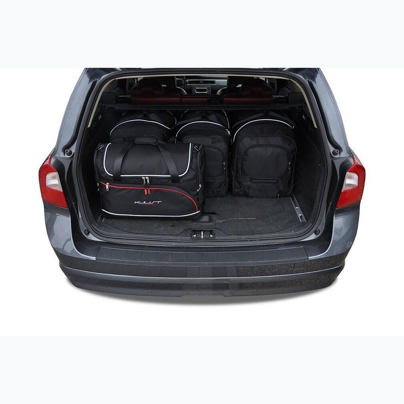 Gepäckträgertaschen-Set KJUST Volvo V70 2007-2016 5 Stk. Schwarz 18