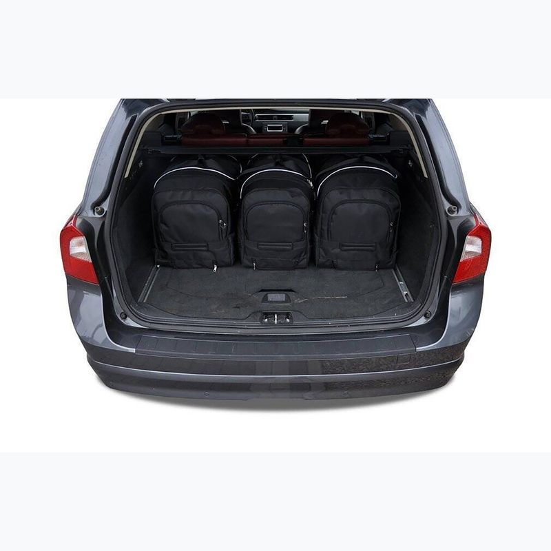 Gepäckträgertaschen-Set KJUST Volvo V70 2007-2016 5 Stk. Schwarz 19