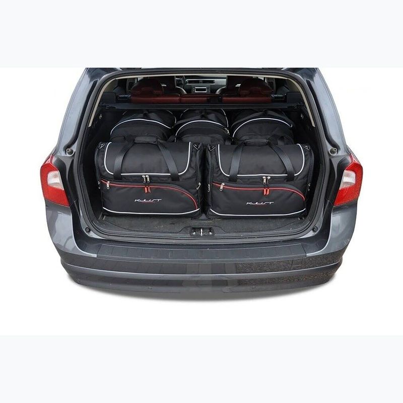 Gepäckträgertaschen-Set KJUST Volvo XC70 2007-2016 5 Stk. Schwarz 17