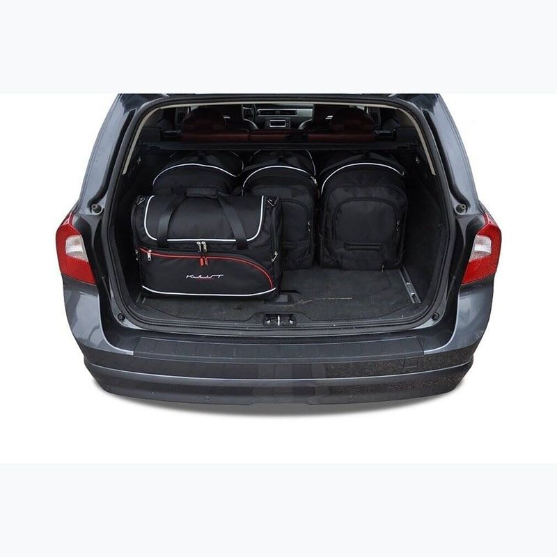 Gepäckträgertaschen-Set KJUST Volvo XC70 2007-2016 5 Stk. Schwarz 18