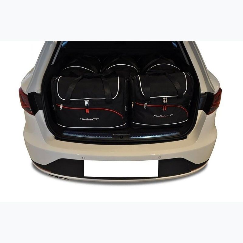 Gepäckträgertaschen-Set KJUST Seat Leon ST 2013-2020 5 Stk. Schwarz 13