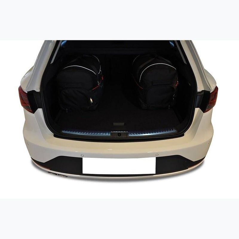 Gepäckträgertaschen-Set KJUST Seat Leon ST 2013-2020 5 Stk. Schwarz 16