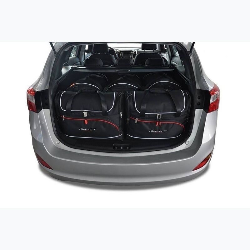 Gepäckträgertaschen-Set KJUST Hyundai I30 Wagon 2012-2017 5 Stk black 16