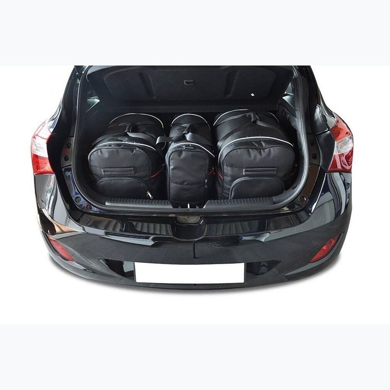 Gepäckträgertaschen-Set KJUST Hyundai I30 Hatchback 2012-2016 3 Stk black 14