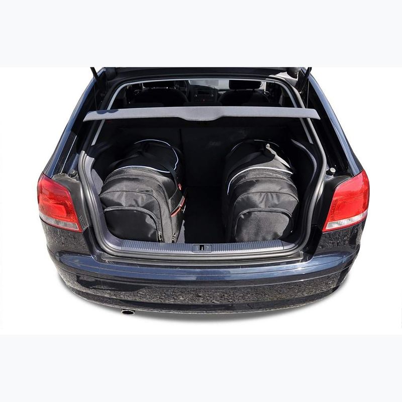 KJUST Kofferraumtaschen-Set Audi A3 2003-2013 3 Stück schwarz 17