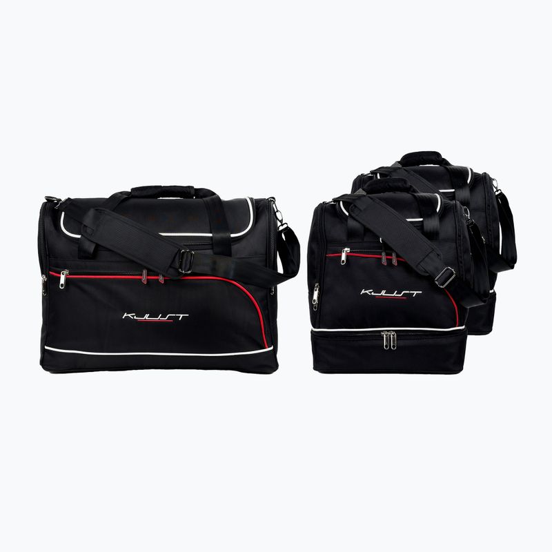 KJUST BMW 4 Cabrio Kofferraumtaschen Set 2013-2020 3 Stück schwarz