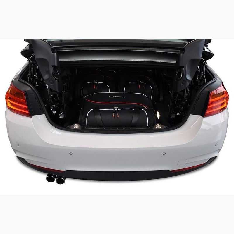 KJUST BMW 4 Cabrio Kofferraumtaschen Set 2013-2020 3 Stück schwarz 14