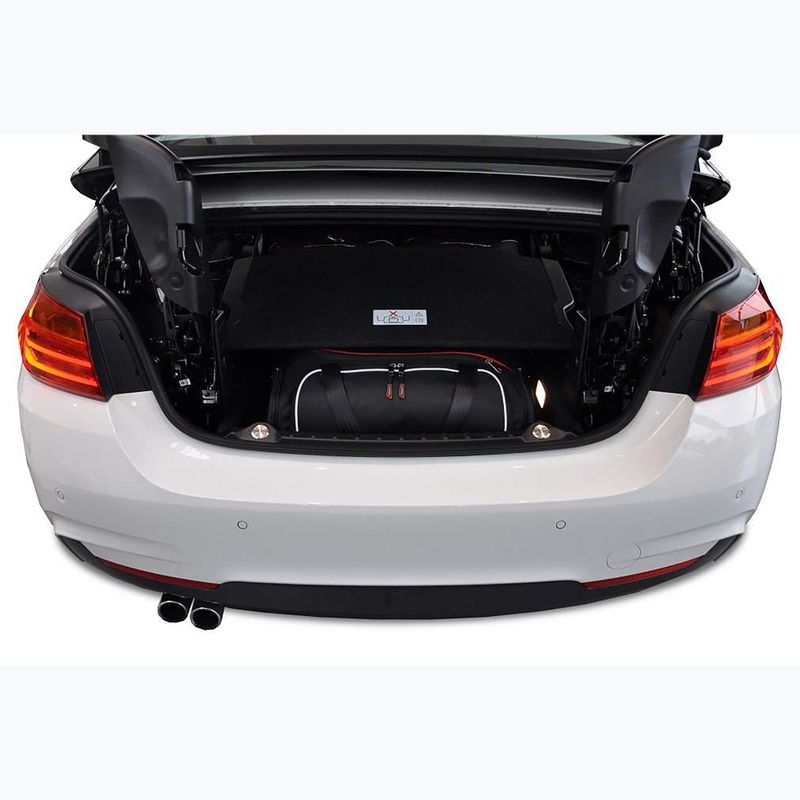 KJUST BMW 4 Cabrio Kofferraumtaschen Set 2013-2020 3 Stück schwarz 17