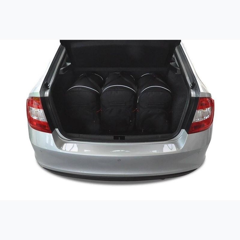Gepäckträgertaschen-Set KJUST Skoda Rapid Liftback 2012-2019 5 Stk. Schwarz 14