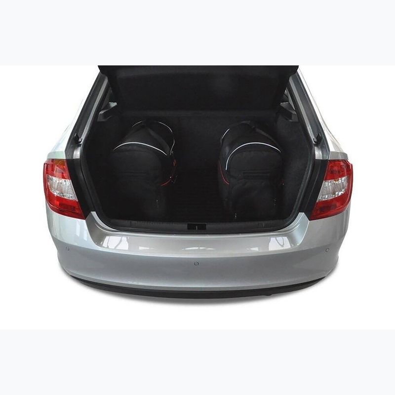 Gepäckträgertaschen-Set KJUST Skoda Rapid Liftback 2012-2019 5 Stk. Schwarz 15