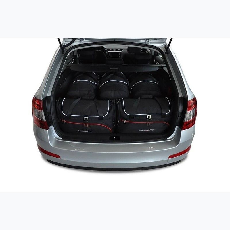 Gepäckträgertaschen-Set KJUST Skoda Octavia Combi 2013-2020 5 Stk. Schwarz 11