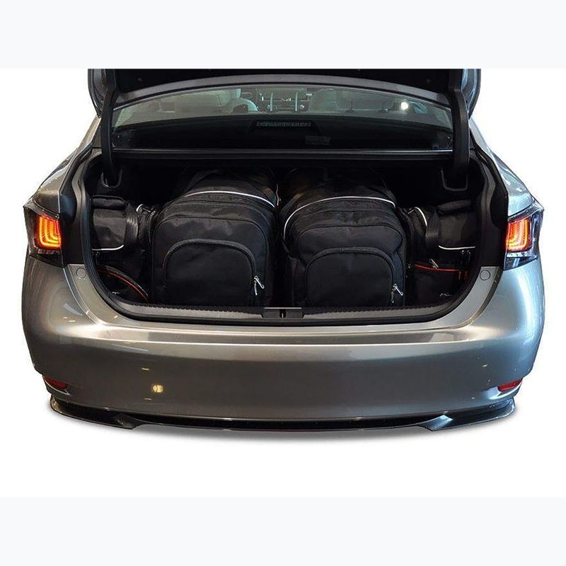 Gepäckträgertaschen-Set KJUST Lexus GS 2012-2018 4 Stk black 12