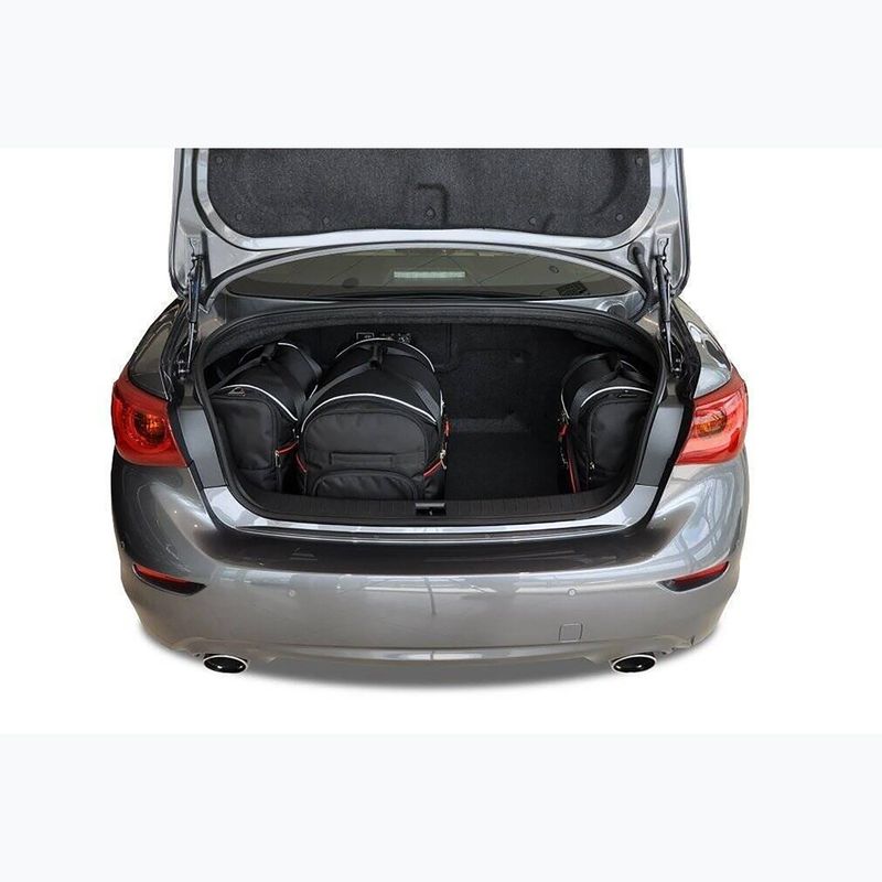 Gepäckträgertaschen-Set KJUST Infiniti Q50 Hybrid 2013-2017 4 Stk black 16