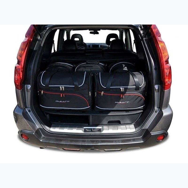 Gepäckträgertaschen-Set KJUST Nissan X-Trail 2007-2014 5 Stk. Schwarz 13
