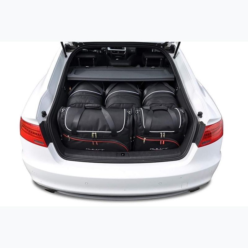 KJUST Kofferraumtaschen-Set Audi A5 Sportback 2009-2016 5 Stück schwarz 17