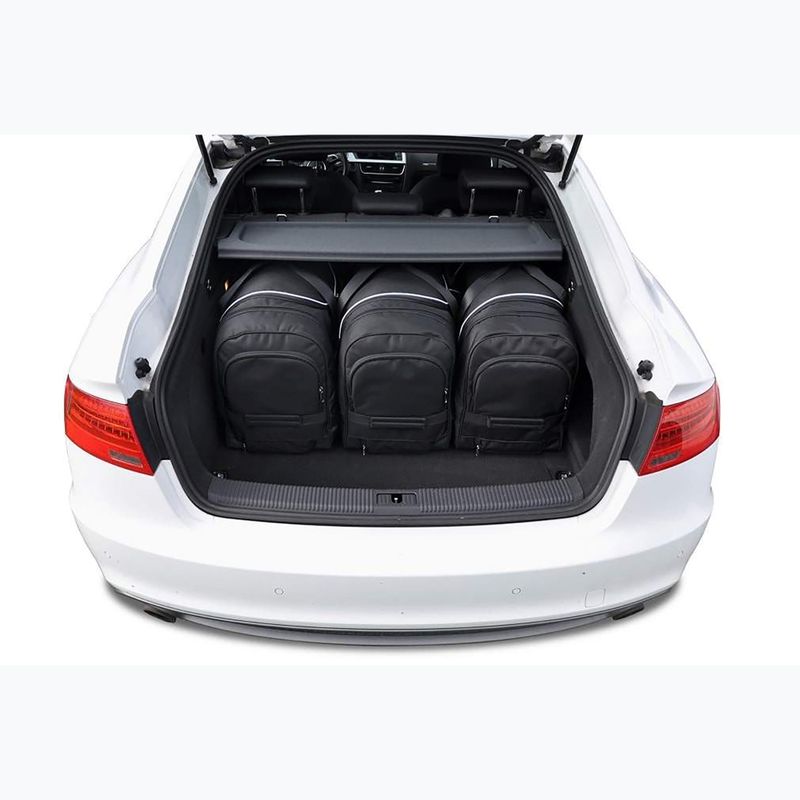 KJUST Kofferraumtaschen-Set Audi A5 Sportback 2009-2016 5 Stück schwarz 19