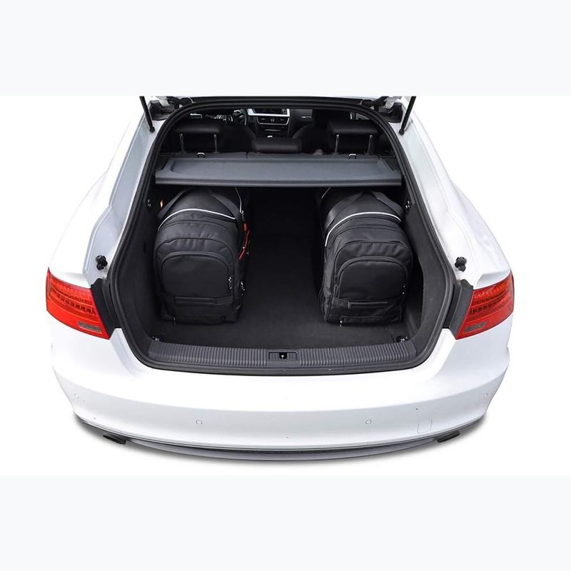 KJUST Kofferraumtaschen-Set Audi A5 Sportback 2009-2016 5 Stück schwarz 20