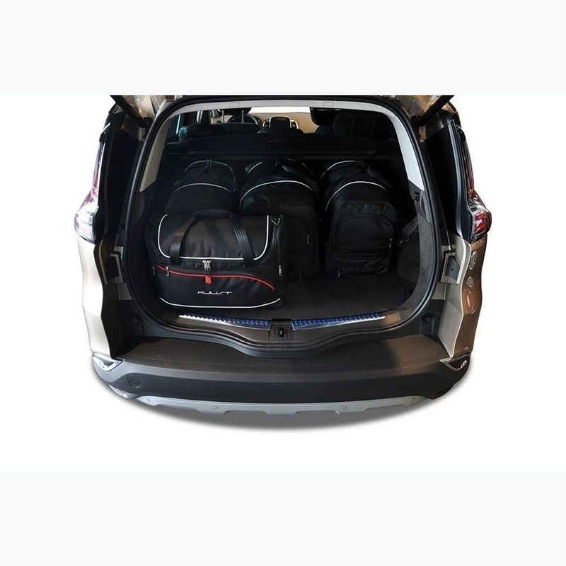 Gepäckträgertaschen-Set KJUST Renault Espace 2014-2021 5 Stk. Schwarz 12