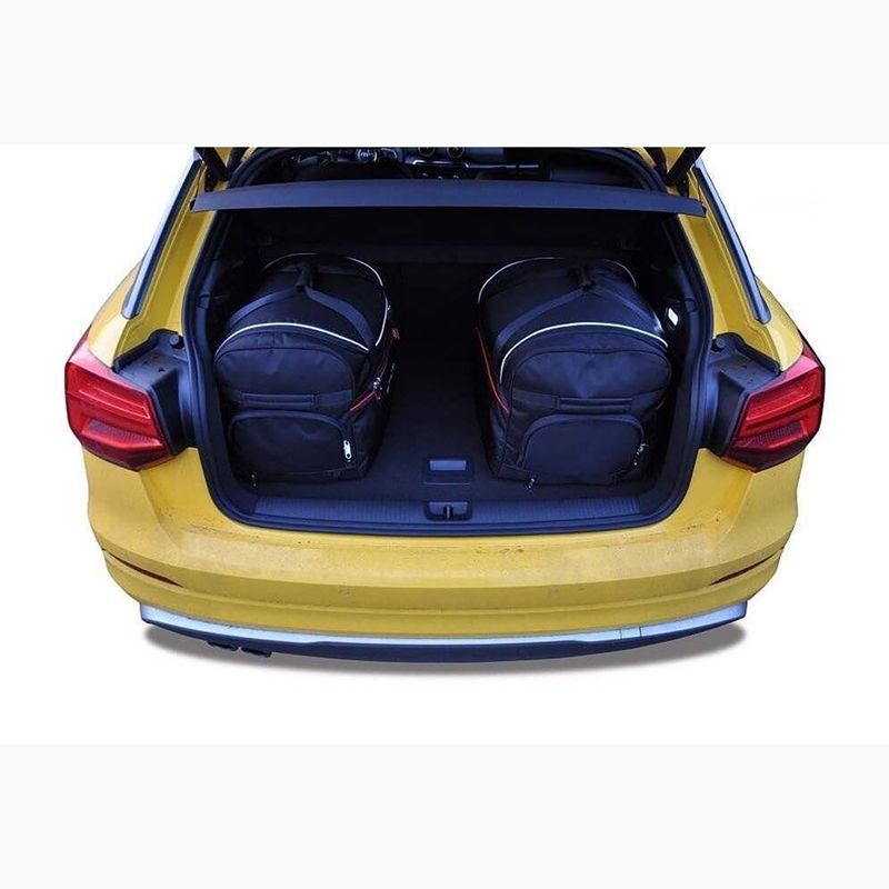 KJUST Audi Q2 Kofferraumtaschen Set 2016+ 3 Stück schwarz 16