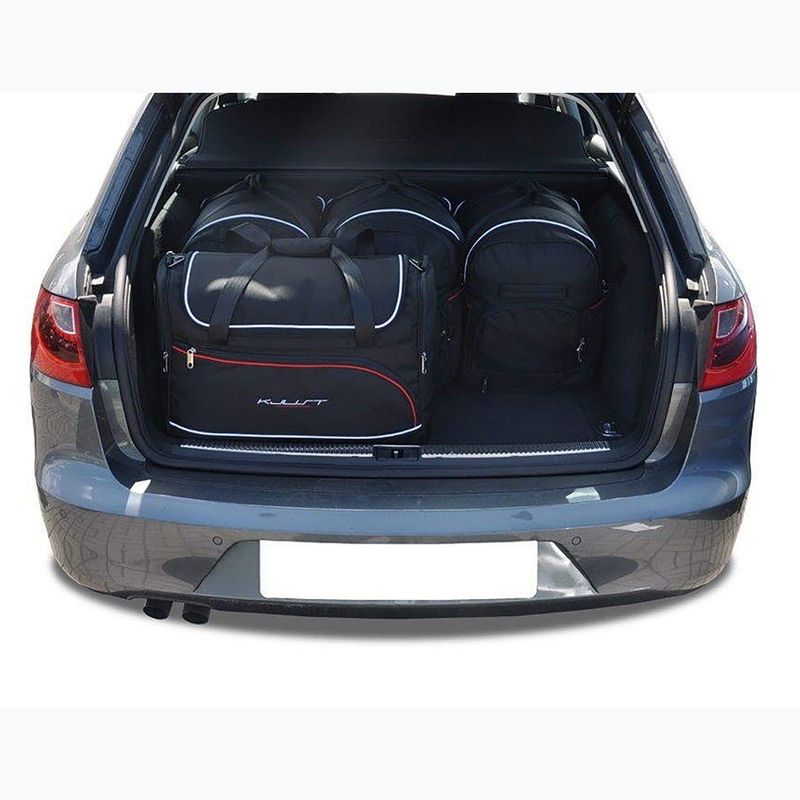 Gepäckträgertaschen-Set KJUST Seat Exeo ST 2009-2013 5 Stk. Schwarz 13