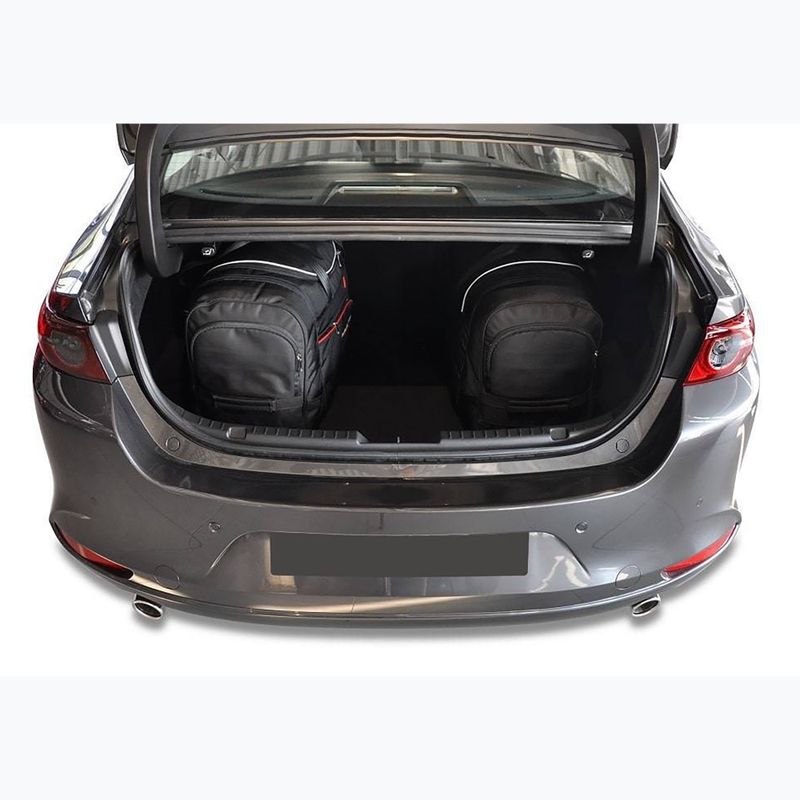 Gepäckträgertaschen-Set KJUST Mazda 3 Limousine 2018+ 5 Stk. Schwarz 15