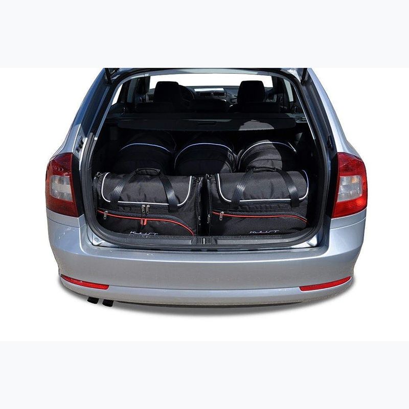 Gepäckträgertaschen-Set KJUST Skoda Octavia Combi 2004-2013 5 Stk. Schwarz 11
