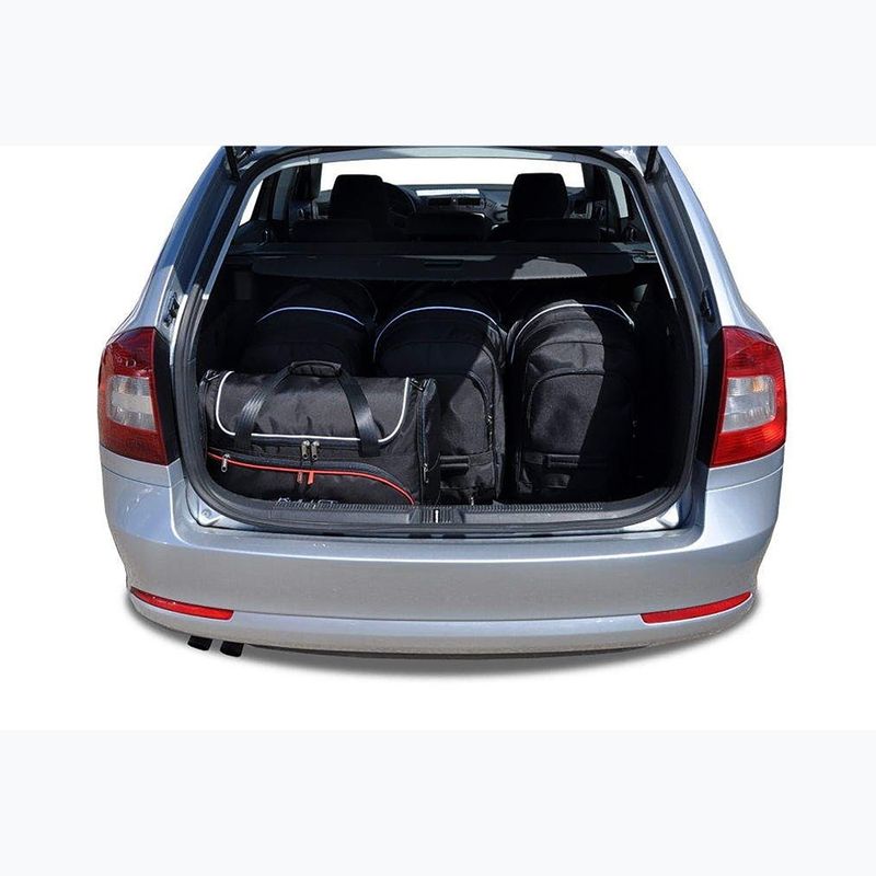 Gepäckträgertaschen-Set KJUST Skoda Octavia Combi 2004-2013 5 Stk. Schwarz 12