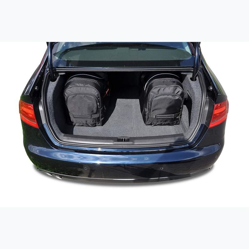 KJUST Kofferraumtaschen-Set Audi A4 Limousine 2007-2015 5 Stück schwarz 14