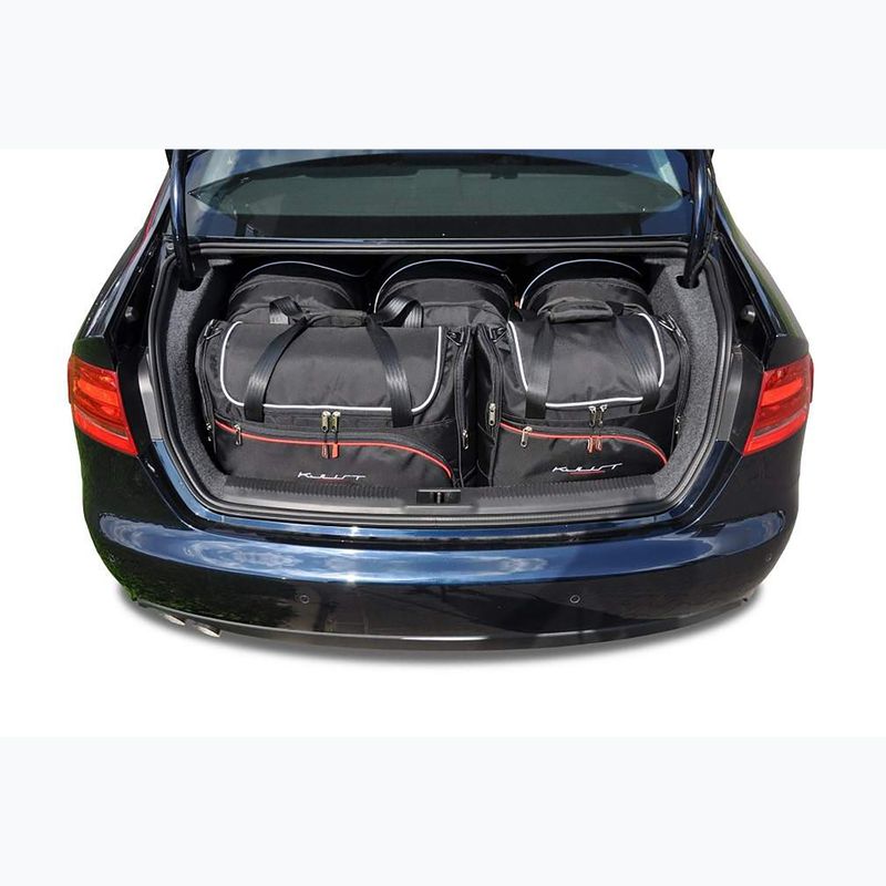 KJUST Kofferraumtaschen-Set Audi A4 Limousine 2007-2015 5 Stück schwarz 17