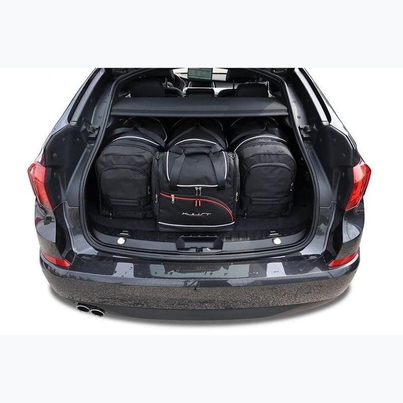 KJUST BMW 5 Gran Turismo Gepäckraumtaschen Set 2010-2017 4 Stück schwarz 14