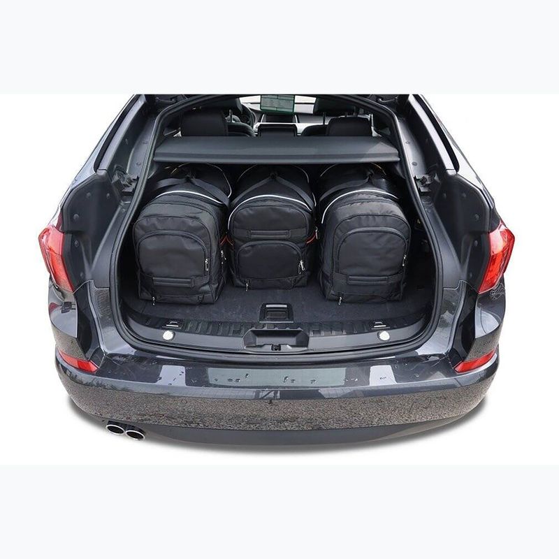 KJUST BMW 5 Gran Turismo Gepäckraumtaschen Set 2010-2017 4 Stück schwarz 15