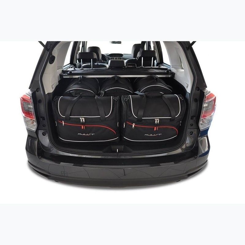 Gepäckträgertaschen-Set KJUST Subaru Forester 2012-2018 5 Stk. Schwarz 11