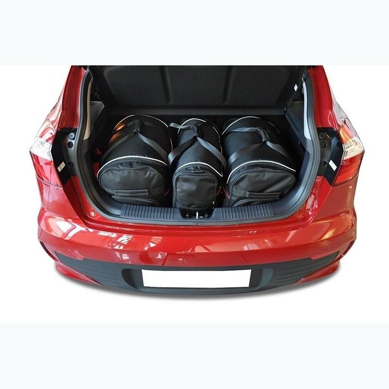 Gepäckträgertaschen-Set KJUST Kia Rio Hatchback 2011-2016 3 Stk black 10