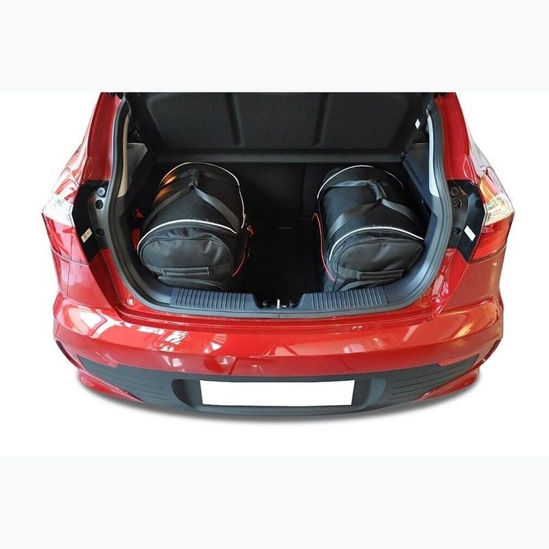Gepäckträgertaschen-Set KJUST Kia Rio Hatchback 2011-2016 3 Stk black 11