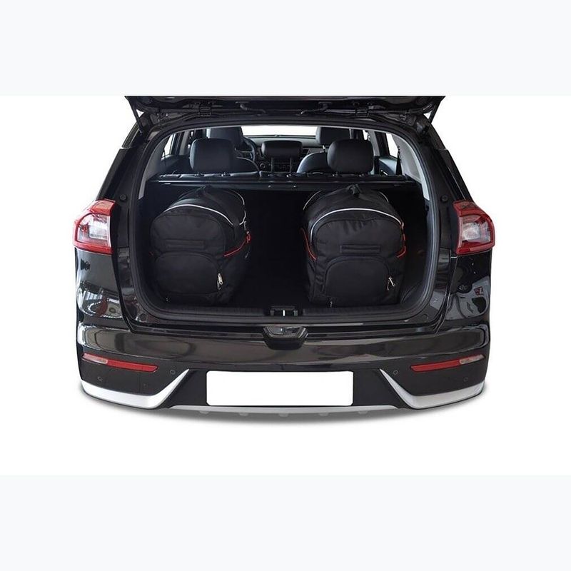Gepäckträgertaschen-Set KJUST Kia Niro 2016-2022 3 Stk black 11