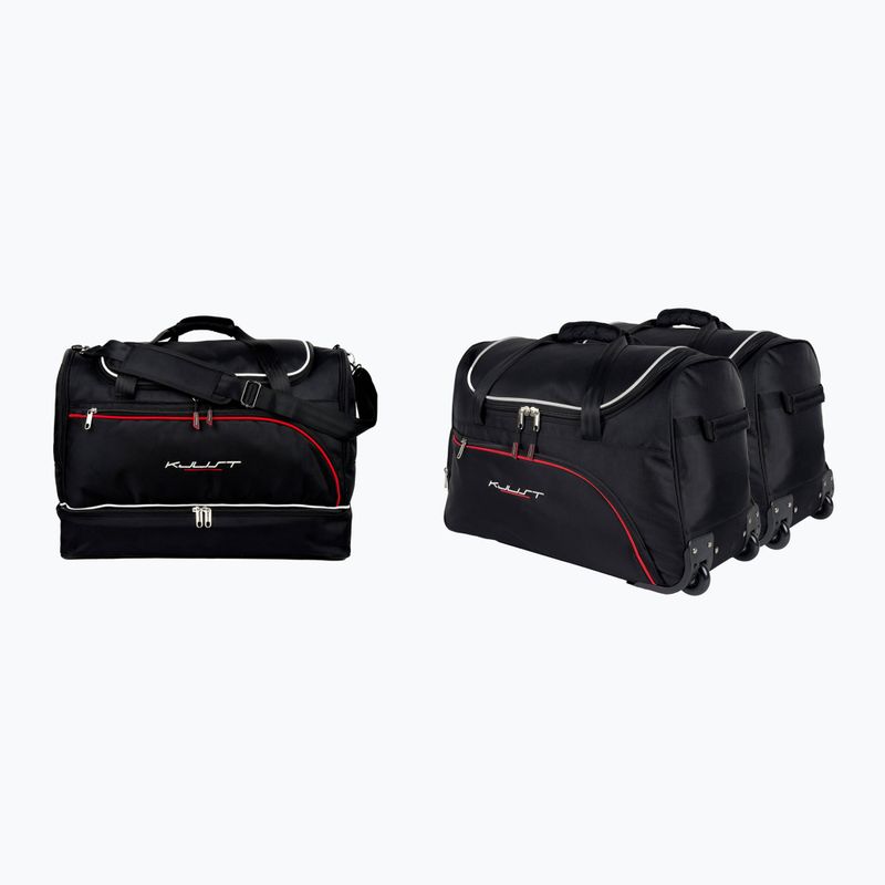 Gepäckträgertaschen-Set KJUST Kia Niro 2016-2022 3 Stk black