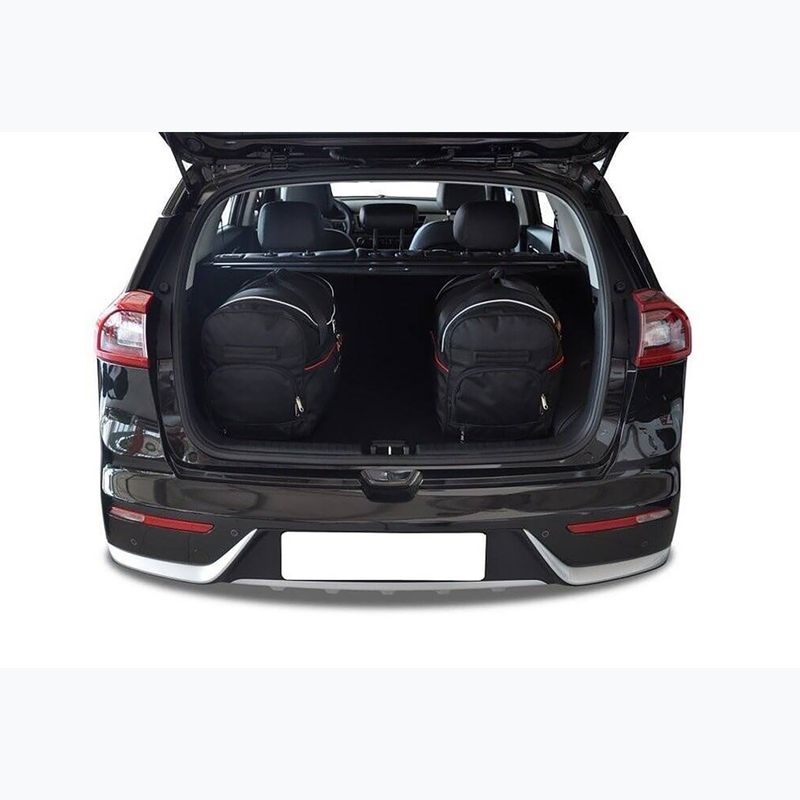 Gepäckträgertaschen-Set KJUST Kia Niro 2016-2022 3 Stk black 15