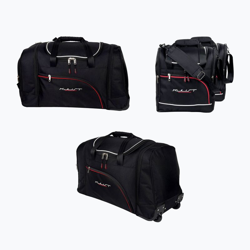 Gepäckträgertaschen-Set KJUST Seat Ateca 2016+ 4 Stk. Schwarz