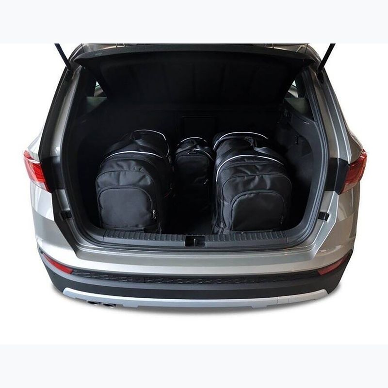Gepäckträgertaschen-Set KJUST Seat Ateca 2016+ 4 Stk. Schwarz 12