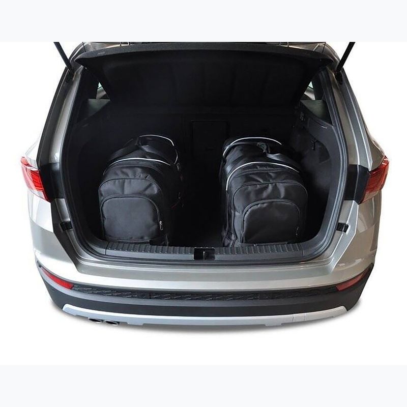 Gepäckträgertaschen-Set KJUST Seat Ateca 2016+ 4 Stk. Schwarz 13