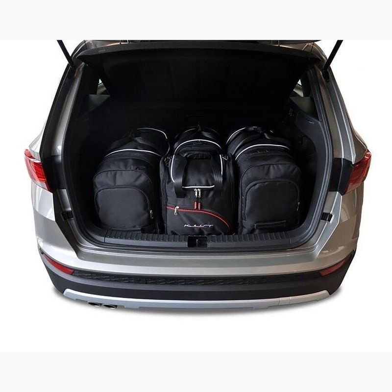 Gepäckträgertaschen-Set KJUST Seat Ateca 2016+ 4 Stk. Schwarz 11