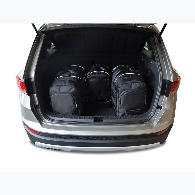 Gepäckträgertaschen-Set KJUST Seat Ateca 2016+ 4 Stk. Schwarz 12