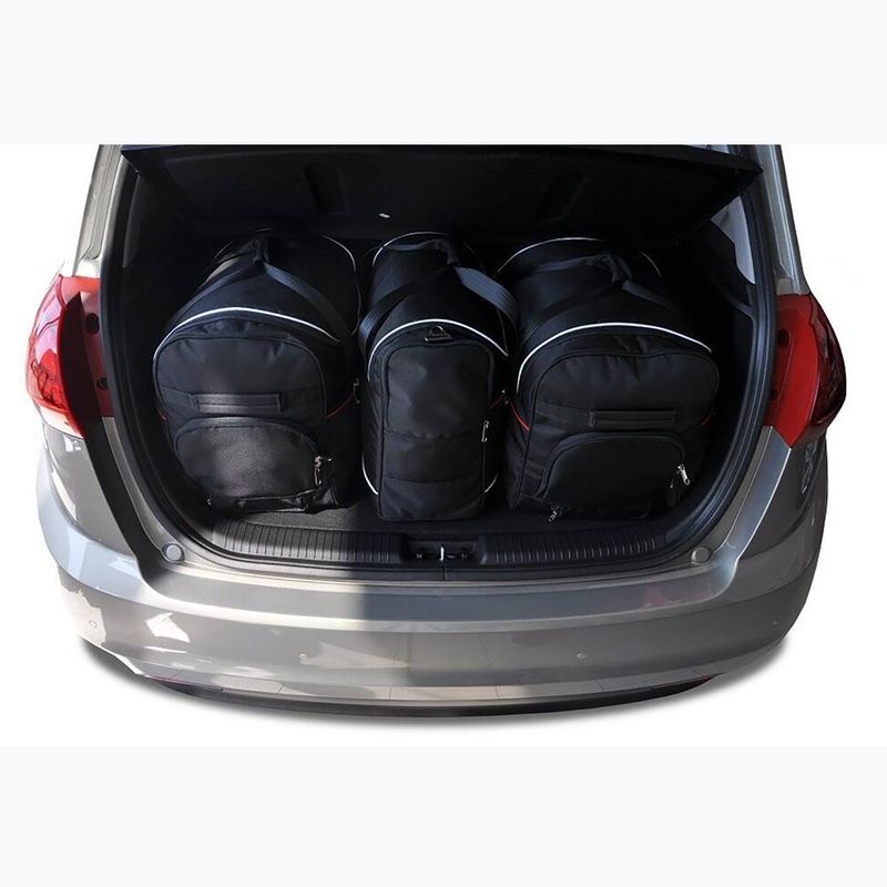 Gepäckträgertaschen-Set KJUST Kia Venga 2009-2019 3 Stk black 10