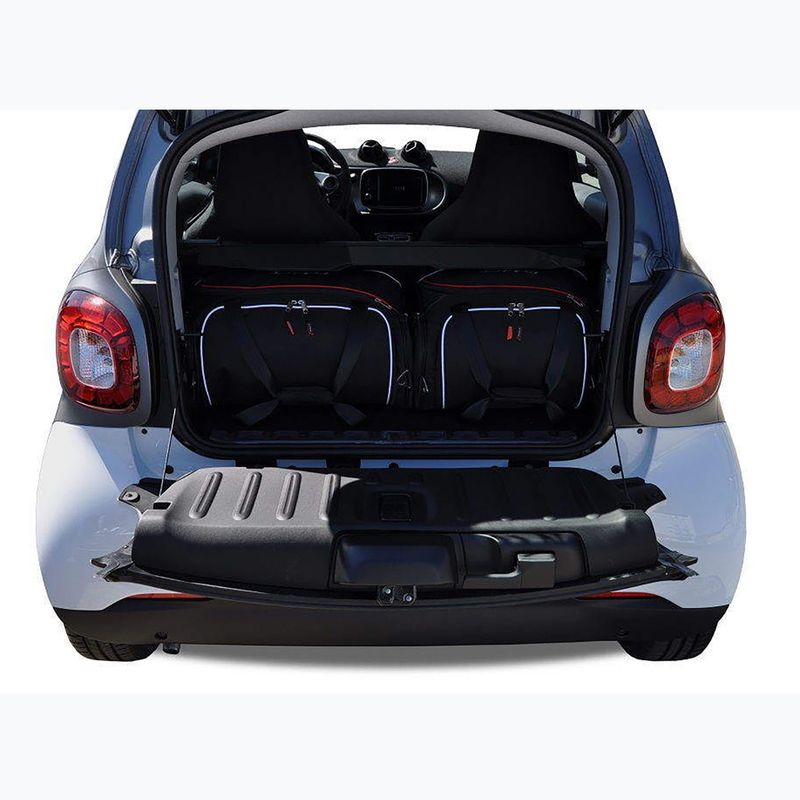 Gepäckträgertaschen-Set KJUST Smart Fortwo Coupe 2014-2019 2 Stk. Schwarz 14