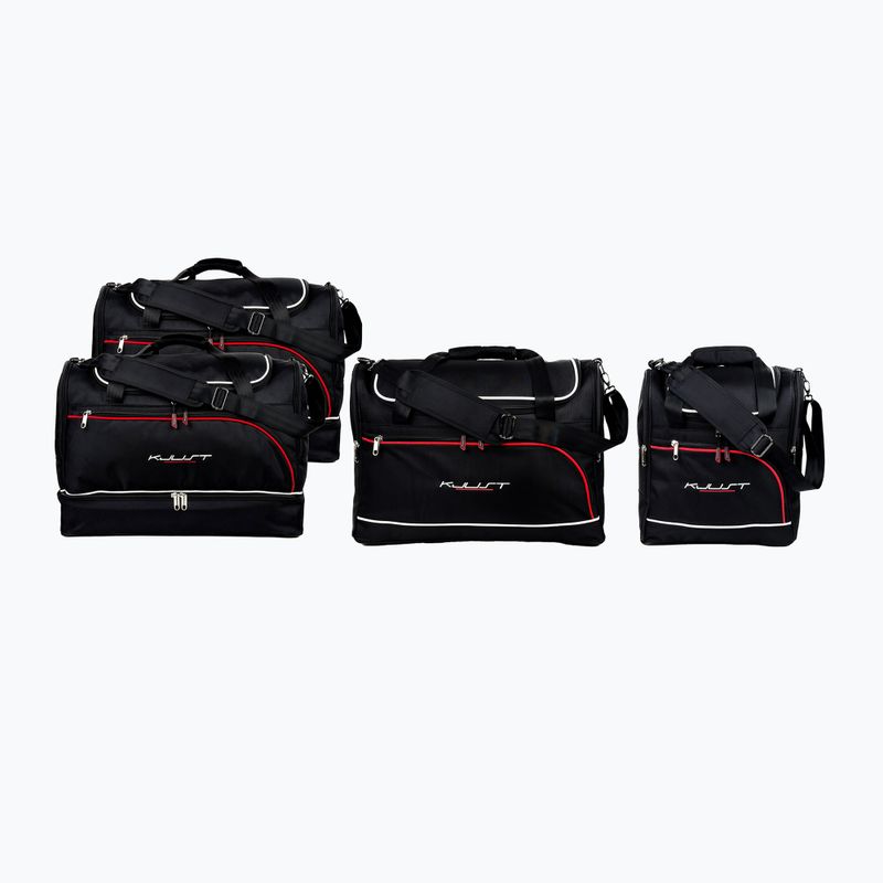 KJUST Kofferraumtaschen-Set Audi A4 Cabrio 2005-2009 4 Stück schwarz