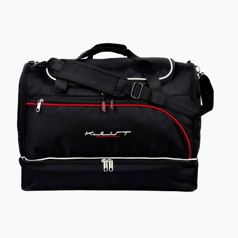 KJUST Kofferraumtaschen-Set Audi A4 Cabrio 2005-2009 4 Stück schwarz 2