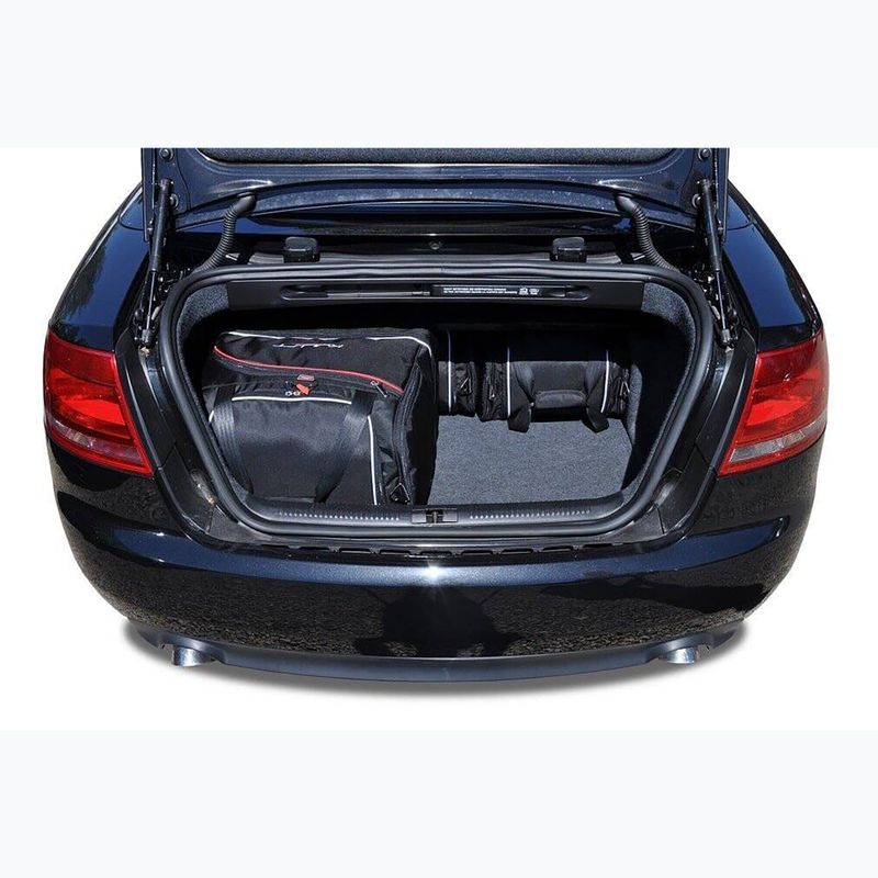 KJUST Kofferraumtaschen-Set Audi A4 Cabrio 2005-2009 4 Stück schwarz 16